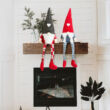 Family Decor Karácsonyi skandináv manó lábakkal - többféle - 50 cm